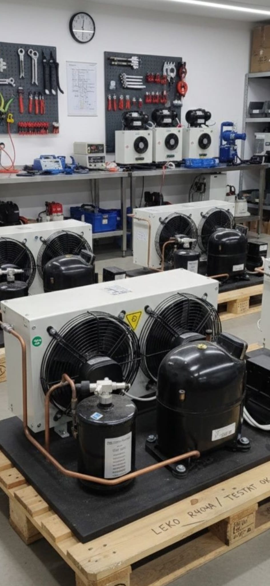 Atelier profesional pentru testare și recondiționare echipamente frigorifice